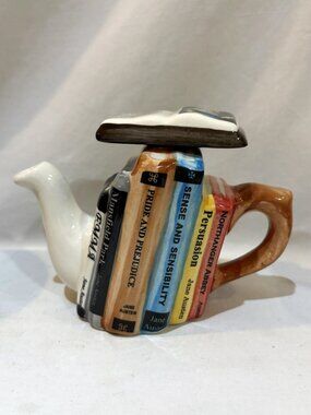Carters of Suffolk Jane Austen Books 1 Cup Ceramic Teapot